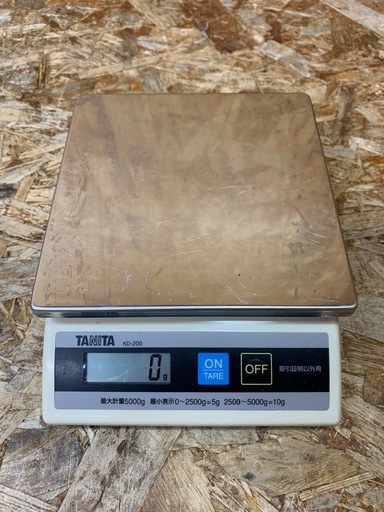 a(6738) タニタ Tanita クッキングスケール キッチン はかり 業務用 卓上スケール 5kg KD-200