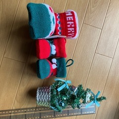 クリスマス　ブーツ、ツリーセット　　の画像