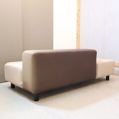 人気の無印良品(MUJI)のソファベンチです。高さを抑えた圧迫感を感じ