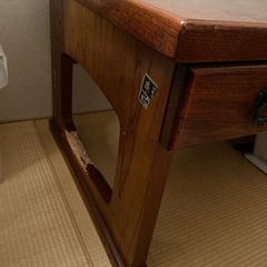 レトロ　机の画像