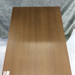 【値下げしました】木目テーブル　W860ミリ× D600ミリ×H720ミリ　天板厚40ミリ　 no2941の画像