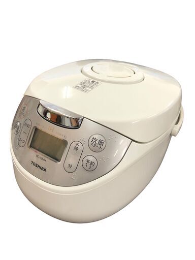 24R501 ジ3 TOSHIBA 東芝IH保温窯 RC-10HH 5.5合炊き 炊飯器 中古品