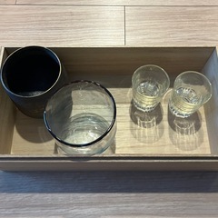 グラス湯呑み