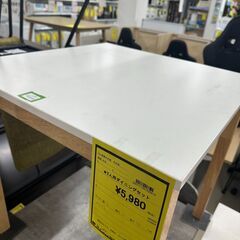 ジモティ来店特価!!　2人ダイニングセット　ホワイト×ナチュラル...