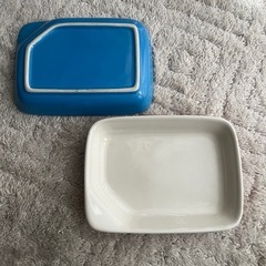 食器　プレート　ピンク青2枚セットの画像