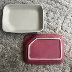食器　プレート　ピンク青2枚セットの画像