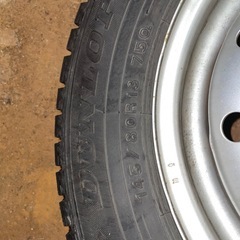 スズキ スチールホイール 13インチ 4J ET約+45 PCD100 4穴/ダンロップW M02 145/80R13 2021年製4本セット
の画像
