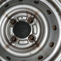 スズキ スチールホイール 13インチ 4J ET約+45 PCD100 4穴/ダンロップW M02 145/80R13 2021年製4本セット
の画像