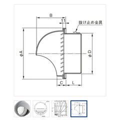 【値下げ】丸型フード150（未使用品）の画像