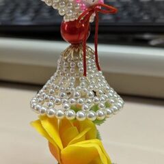 ☆日本のお土産　　パール人形　ネッカチーフ　工芸品　中古品　の画像