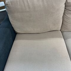 【値下げしました】ジモティ来店特価!!　3人がけソファー　ネイビー　　J-10231の画像
