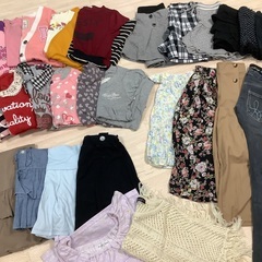 中古　女児服140cm大量の画像