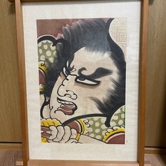 ヒバ材額縁　ねぶた絵