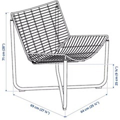 IKEA SKALBODA スコールボダパーソナルチェア　ブラックの画像