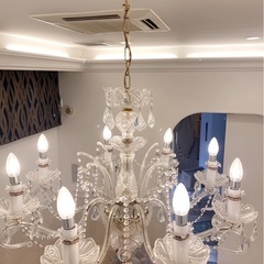 大特価‼️【チェコ産最高級クリスタル】エレガンスシャンデリア