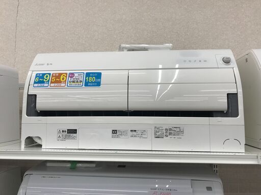 ★ジモティ割あり★ MITSUBISHI エアコン MSZ-ZW-2219-W 2.2kw 2019年製 室内機分解洗浄 KJ6656