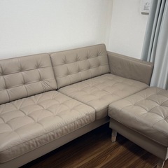※値下げ可　IKEA 3人掛けソファー LANDSKRONA ラ...