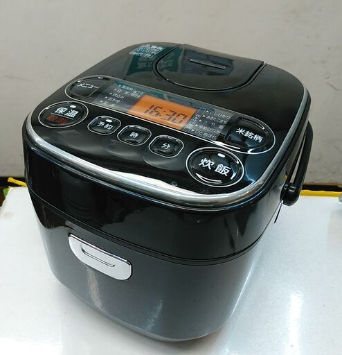 品質保証☆配達有り！4500円(税別）アイリスオーヤマ 3合炊き マイコンジャー炊飯器 ブラック
