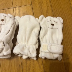 ベビーミトン　ペア3セット
