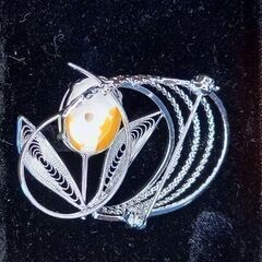 168 ブローチ（花柄）の画像