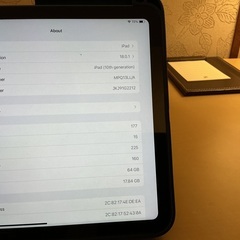 iPad (第 10 世代) (iPad 10.9 インチとも呼ばれます)。傷はありません。良い状態。