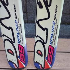 【Ko60】 スキーセット 大人用 スキー板 ストック HART ハート DIVA D2.2の画像