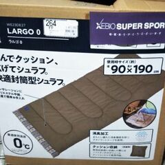 未使用品!WHOLE EARTH ラルゴ 0 シュラフ　寝袋　キャンプ