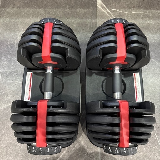 新品、未使用　可変式ダンベル　24kgまで対応