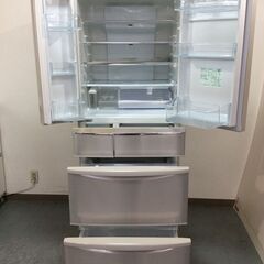 （10/28受渡済）JT9710【Panasonic/パナソニック 6ドア冷蔵庫】激安品 2013年製 NR-FTM477S-N 家電 キッチン 冷蔵冷凍庫 フレンチドア 自動製氷 470L