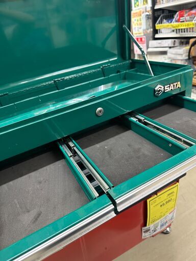 ジモティ来店特価!!　ツールボックス　SATA　EA683ZD-2　グリーン　　J-10246