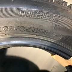 引取限定【9.9分山】2019年 165/65R14 ブリジ ストンブリック VRX2★4本セット タイヤまにあの画像