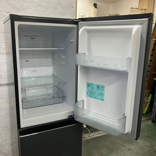 Haier】 ハイアール 2ドア 冷凍冷蔵庫 容量148L 冷凍室61L 冷蔵庫87L