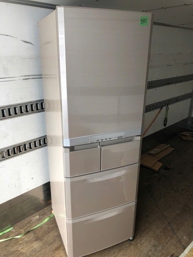 北九州市内配送無料　保証付き 三菱電機 MITSUBISHI ELECTRIC 冷蔵庫 Bシリーズ （420L・右開き） 5ドア フローラル MR-B42Y-F