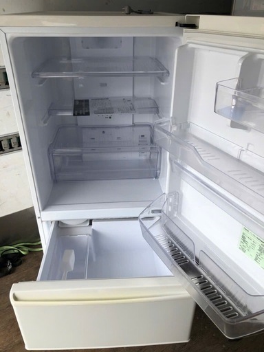 北九州市内配送無料　保証付き アクア 272L 3ドア冷蔵庫 ナチュラルホワイト 【右開き】AQUA AQR-271F-W