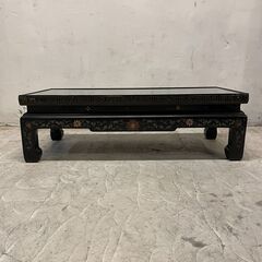 ◆🔶送料無料・設置無料有り🔶◆中国美術ローテーブル 装飾品 造形美 工芸品の画像