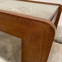 ◆🔶送料無料・設置無料有り🔶◆イタリア製 グリーンオニキス センターテーブル ミッドセンチュリー 工芸の画像