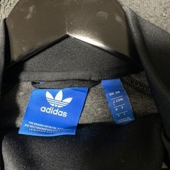 adidas アディダス 旧ロゴ セットアップ ジャージLサイズ ブラックの画像