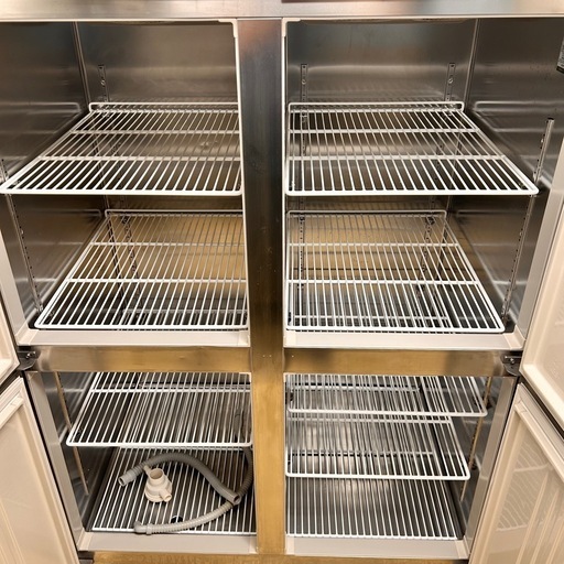 4720 【美品】ホシザキ 2021年◆4ドア冷凍冷蔵庫 HRF-120AF3 3相200V 1200×800×1910 ■2凍2蔵 縦型 業務用