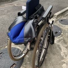 ノーパンク車椅子　アルミ製の画像