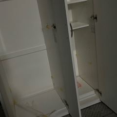 人気ニトリのワードローブセット　美品　ホワイトの画像