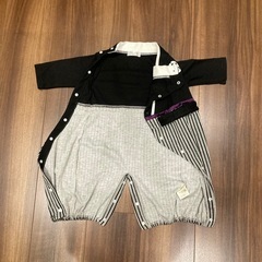 ベビー 袴 男の子 初節句 お宮参り お食い初め　50-70ｻｲｽﾞ 前開きの画像