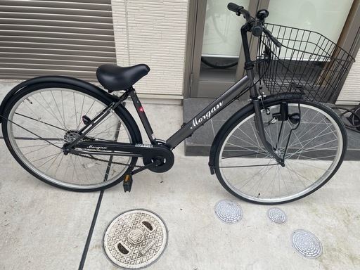 春日井市から★中古美品！27型 シティサイクルCMV-270KAB モーガン　中古自転車　通勤　通学　ママチャリ　名古屋市北区周辺