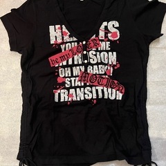 黒 Tシャツ Lサイズ グラフィックプリント