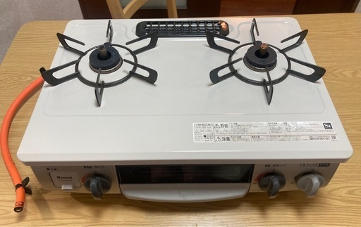 美品　リンナイ　ガステーブル　プロパンガス