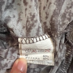 ドルマン Tシャツ グレー系 半袖の画像