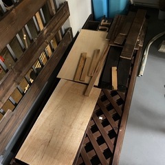 ベニヤ板＆角材