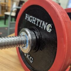 伊勢崎店【現状品】gi10-30 FIGHTING ファイティング ダンベルセット 片方30㎏ の画像
