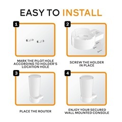 Bangcheer 壁掛け用ブラケット-TP-Link用ウォールマウントの画像