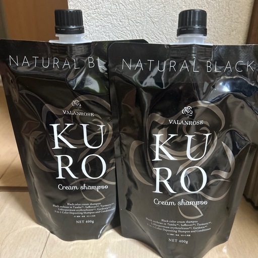 B.VALANCE バランローズ KUROクリームシャンプー 400g 白髪染め