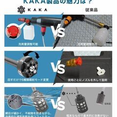 コードレス高圧洗浄機　バッテリー2個付属　【キャンセル再出品中】の画像